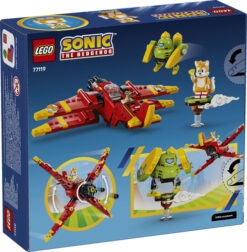 LEGO Sonic the Hedgehog 77119 Tornado-1 di Tails, Aereo Giocattolo con 2 Personaggi e Smeraldo del Caos, Regalo per Gamer 8+ - immagine 7