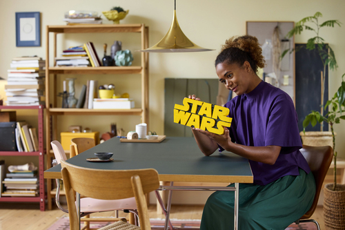 LEGO Star Wars 75407 Logo in Mattoncini, Costruzioni per Adulti da Collezione, Gadget da Esposizione, Idea Regalo - immagine 3