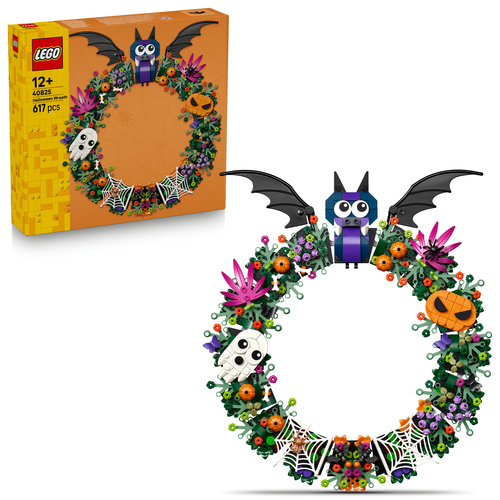 LEGO Iconic 40825 Ghirlanda di Halloween, Addobbo con Pipistrelli, Zucche, Fantasmi e Ragnatele, Regalo per Ragazze e Ragazzi da - immagine 8