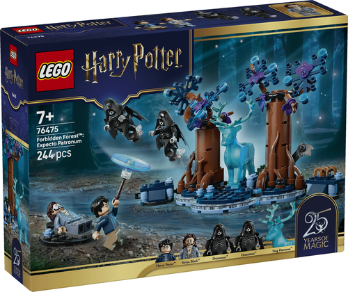 LEGO Harry Potter 76475 Foresta Proibita: Expecto Patronum, Giocattolo con 2 Dissennatori, Cervo e 2 Minifigure, Regalo 7+ - immagine 7