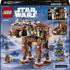 LEGO Star Wars 40806 Walker AT-AT Pan di Zenzero, Gioco di Natale con Minifigure di Darth Vader, Regalo Natalizio Bambini 10+ - immagine 4
