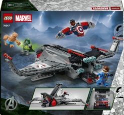 LEGO | Marvel 76347 Avengers: Doomsday Quinjet, Aereo Giocattolo dei Supereroi con 4 Minifigure, Regalo per Bambini da 9 Anni - immagine 6