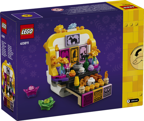 LEGO Iconic 40811 Altare dei Morti, Kit di Arti e Mestieri Fai da Te con Teschio Decorativo, Idea Regalo per Bambini da 9 Anni i - immagine 7