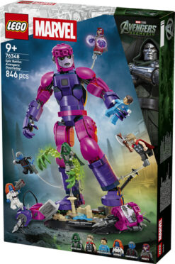 LEGO | Marvel 76348 Battaglia Epica: Avengers: Doomsday, Gioco con Action Figure della Sentinella e 6 Minifigure, Regalo 9+ - immagine 8