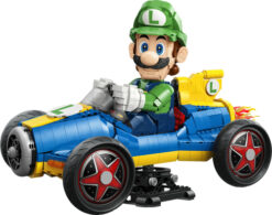 Alternative view of LEGO Super Mario 72050 Mario Kart: Luigi e Mach 8, Kit per Adulti con Personaggio Nintendo e Auto, Gadget da Collezione, Regalo