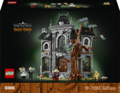 LEGO ICONS 11383 Maniero della Sindaca, Modellino di Casa per Adulti con Interni in Stile Gotico e 3 Minifigure, Idea Regalo